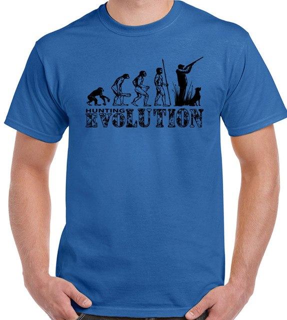 Evolution Of Hunting T-Shirt - Indigo-Temple