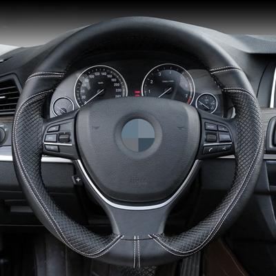 DIY Genuine Leather Steering Wheel Cover - Indigo-Temple