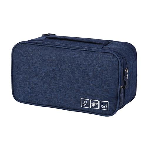 Bra & Underwear Travel Organizer - Indigo-Temple