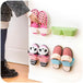 Creative Wall stick on Shoe Organizer (2 pcs) - Indigo-Temple