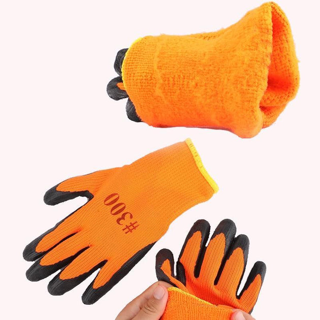 Winter Waterproof Anti-Skidding Thermal Working Gloves - Indigo-Temple