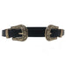 Western Cowgirl Women's Leather Belt - Indigo-Temple
