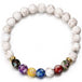 Classic Lava Stone Handmade Unisex  Beaded Bracelets - Indigo-Temple