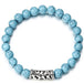 Classic Lava Stone Handmade Unisex  Beaded Bracelets - Indigo-Temple
