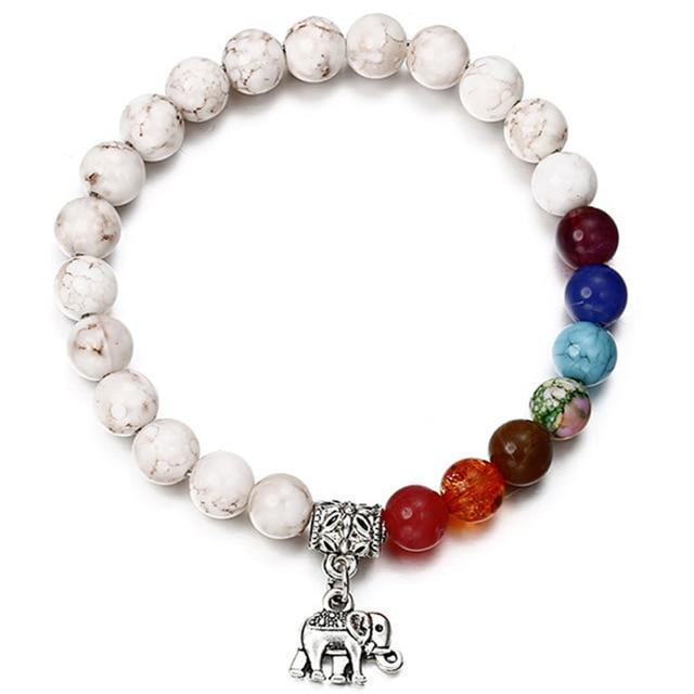 Classic Lava Stone Handmade Unisex  Beaded Bracelets - Indigo-Temple