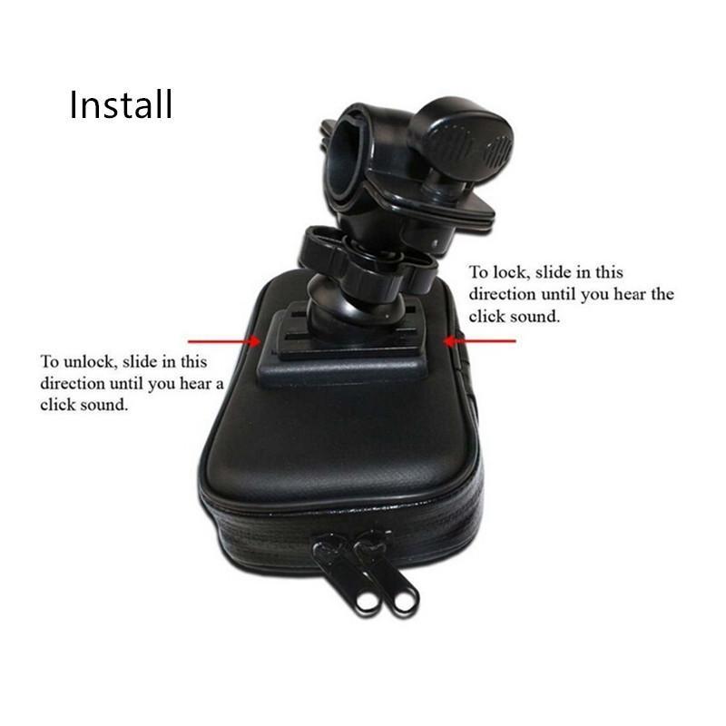 Motorcycle / Bicycle Waterproof 5.5 inch Phone Holder - Indigo-Temple