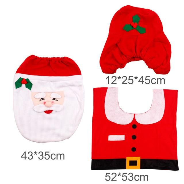 Christmas Toilet Seat Cover sets - Indigo-Temple