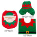 Christmas Toilet Seat Cover sets - Indigo-Temple