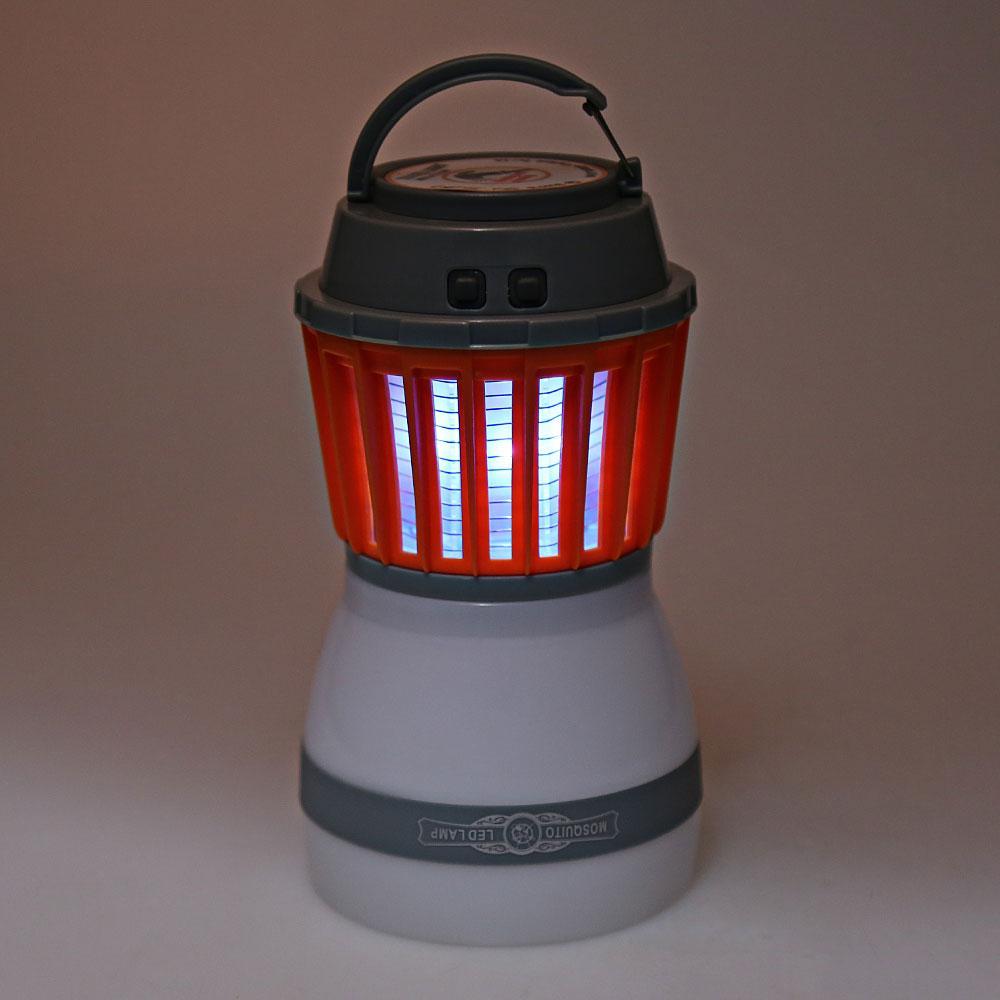 2-IN-1 Bug-Zapper and Lantern with Solar Panel - Indigo-Temple