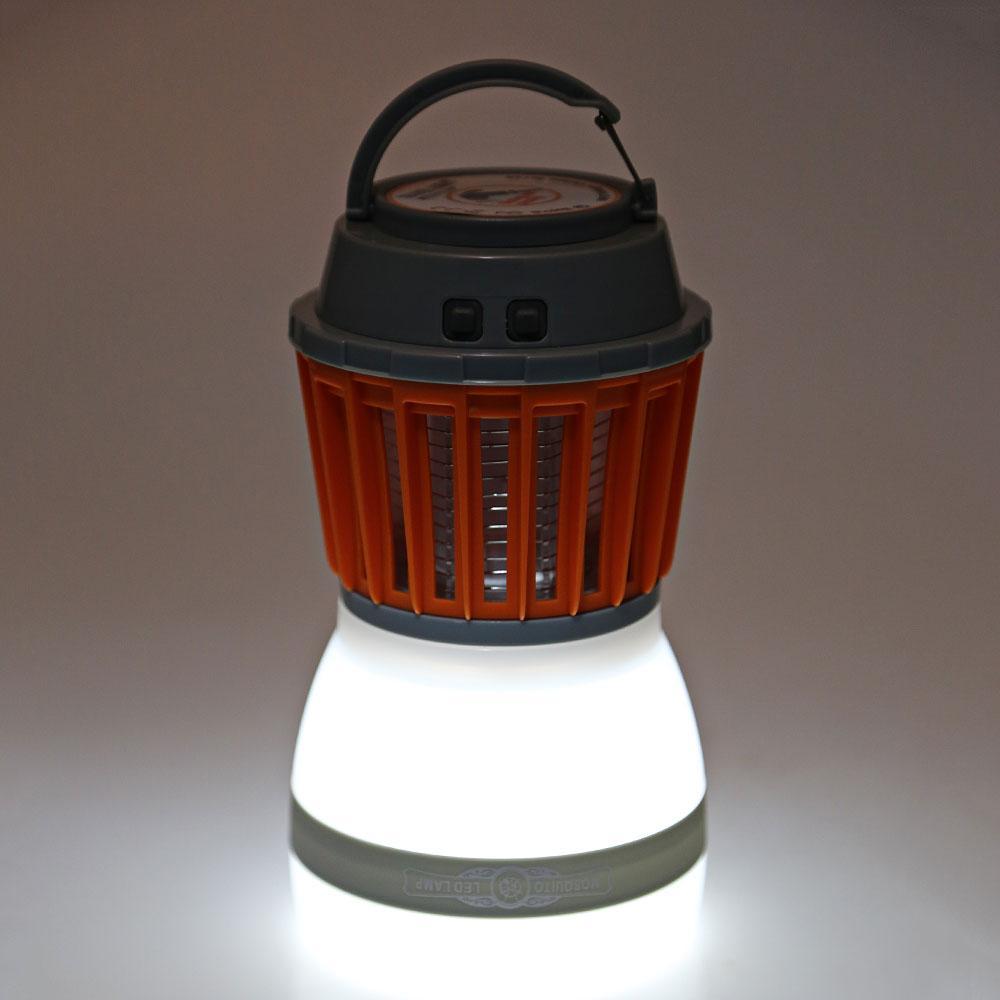 2-IN-1 Bug-Zapper and Lantern with Solar Panel - Indigo-Temple