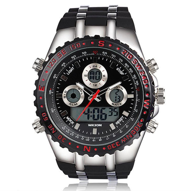 Led Digital Military Wristwatch (3 colors) - Indigo-Temple