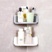 Super-Stick Corner Shower Caddy (2 pcs ) - Indigo-Temple