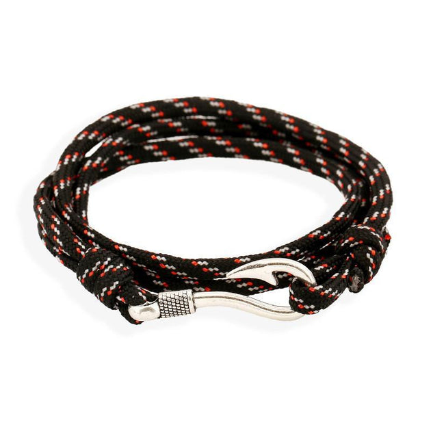 Harris - Fish Hooks Anchor Bracelet - Indigo-Temple