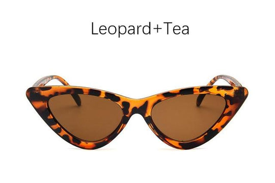 Women's Sexy Cat-Eye Vintage Sunglasses - Indigo-Temple