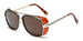 Iron Man Side-Shielded Men's Sunglasses - Indigo-Temple