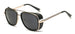 Iron Man Side-Shielded Men's Sunglasses - Indigo-Temple