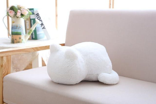 Fluffy Kitty Plush Pillows - Indigo-Temple