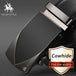 NO.ONEPAUL™ Genuine Leather Formal Fashion Men's Belt - Indigo-Temple