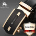 NO.ONEPAUL™ Genuine Leather Formal Fashion Men's Belt - Indigo-Temple