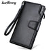 Baellerry™ Traveler's Business Checkbook Wallet - Indigo-Temple
