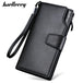 Baellerry™ Traveler's Business Checkbook Wallet - Indigo-Temple