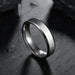 Smooth One-Piece Titanium Steel Unisex Ring - Indigo-Temple