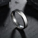 Smooth One-Piece Titanium Steel Unisex Ring - Indigo-Temple