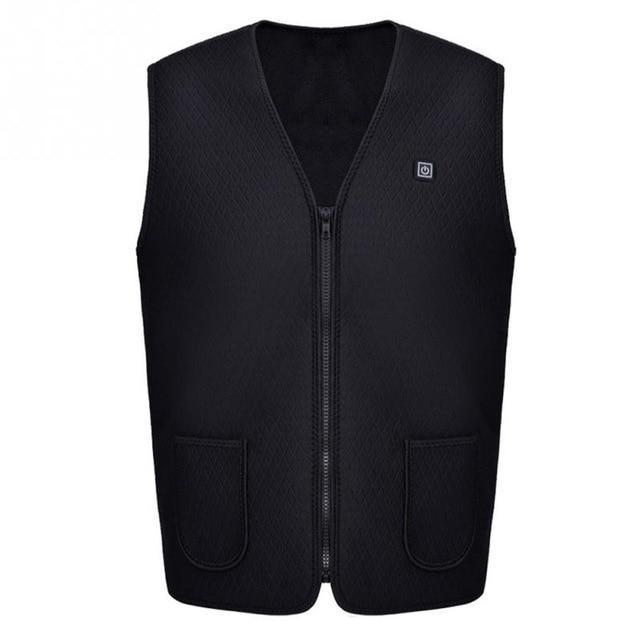USB Heated Winter Under-Vest - Indigo-Temple