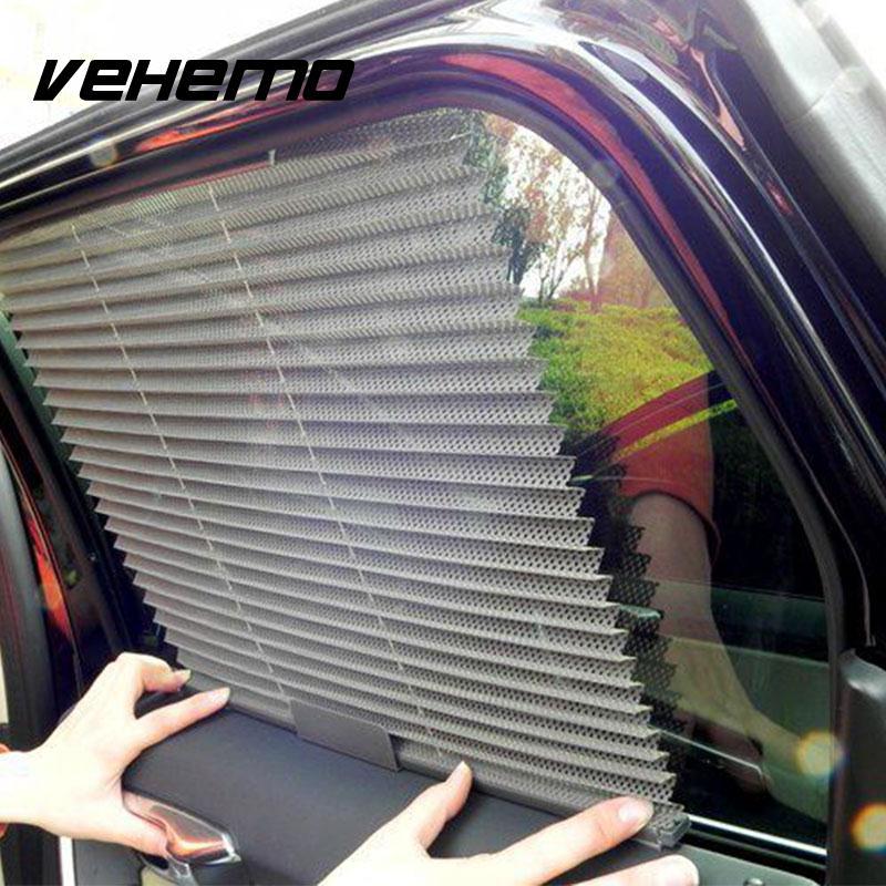 Auto-Retractable Car Side Window Sun Shield - Indigo-Temple