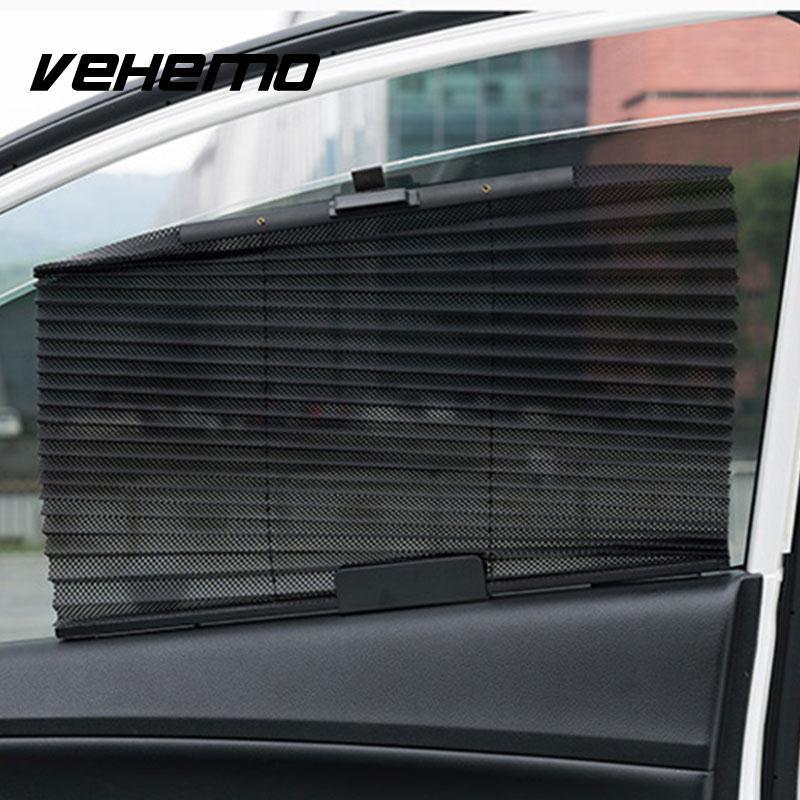 Auto-Retractable Car Side Window Sun Shield - Indigo-Temple