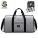 Shipmaster™  Convertible Anti-Wrinkle Travel Duffel Bag - Indigo-Temple