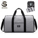 Shipmaster™  Convertible Anti-Wrinkle Travel Duffel Bag - Indigo-Temple
