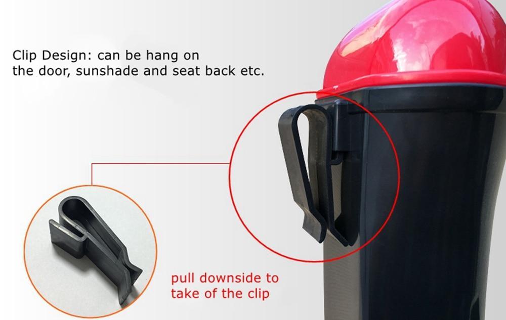 Clip-On Car Trash Can - Indigo-Temple