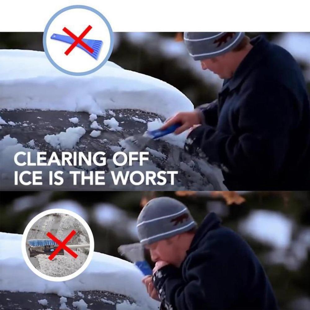SuperScraper™ - Windshield Ice & Snow Scraper (2 pcs) - Indigo-Temple