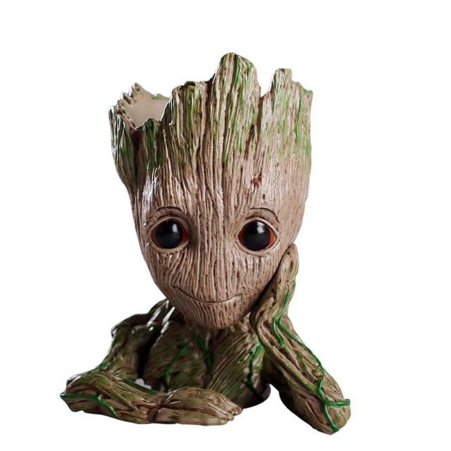 "Baby Groot" Creative Plantpot & Desk Organizer - Indigo-Temple