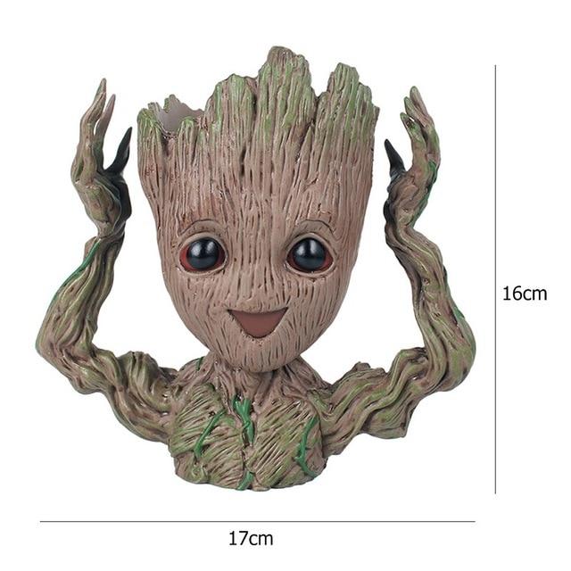 "Baby Groot" Creative Plantpot & Desk Organizer - Indigo-Temple