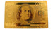 24K  Gold Foil Plated Cards With a Wooden Box - Indigo-Temple