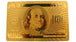 24K  Gold Foil Plated Cards With a Wooden Box - Indigo-Temple