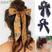 AWAYTR™ Stylish Elastic Hair-Bow Scrunchy - Indigo-Temple