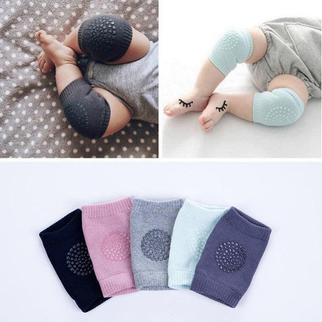 Baby Safety Crawling Knee Pads - Indigo-Temple