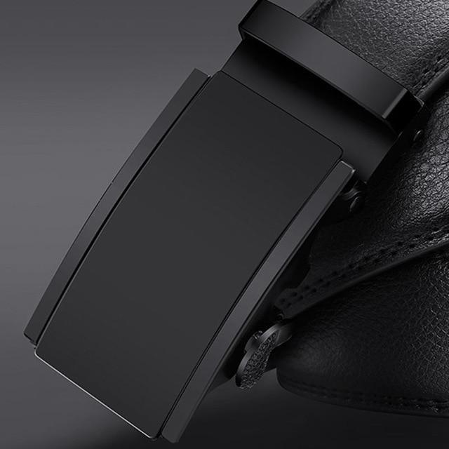 NO.ONEPAUL™ Genuine Leather Formal Fashion Men's Belt - Indigo-Temple