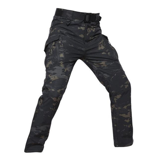 CargoZ™ Waterproof Soft Shell Tactical Cargo Pants - Indigo-Temple