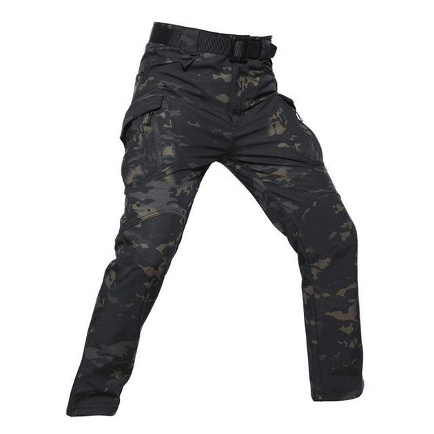 CargoZ™ Waterproof Soft Shell Tactical Cargo Pants - Indigo-Temple