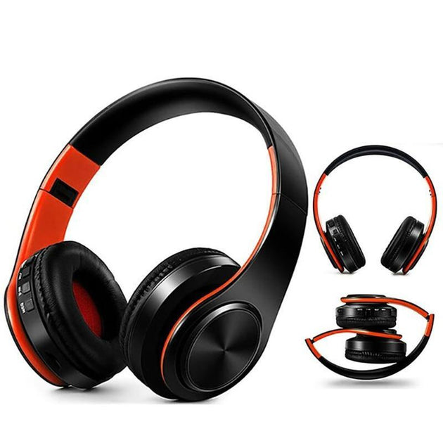 B33 Bluetooth Headphones With Memory-Foam Earmuffs - Indigo-Temple