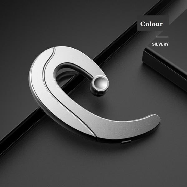 Wireless BT Earhook Headset - Indigo-Temple