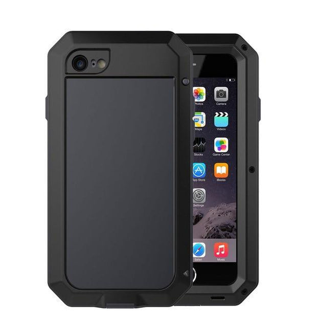 Shockproof Waterproof Aluminum Case + Gorilla Glass - Indigo-Temple