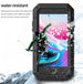 Shockproof Waterproof Aluminum Case + Gorilla Glass - Indigo-Temple