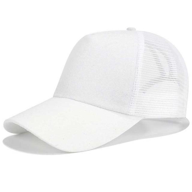 Glitter and Plain Women's Mesh Ponytail Cap - Indigo-Temple