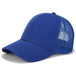 Glitter and Plain Women's Mesh Ponytail Cap - Indigo-Temple