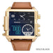 3-Timezone Luxury Sports Watch - Indigo-Temple